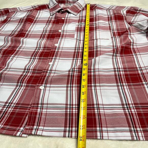 CalTop Workwear Button Up Men's 4X Country Farm Field Short Sleeve Rockabilly - Picture 6 of 7